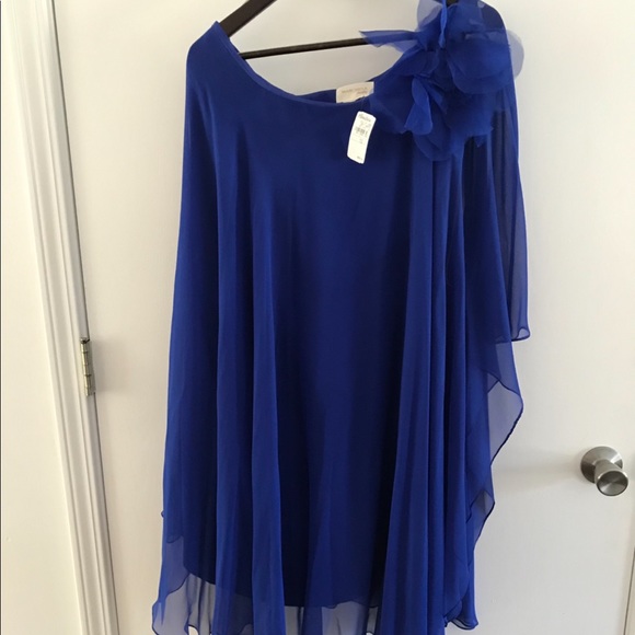 neiman marcus royal blue dress